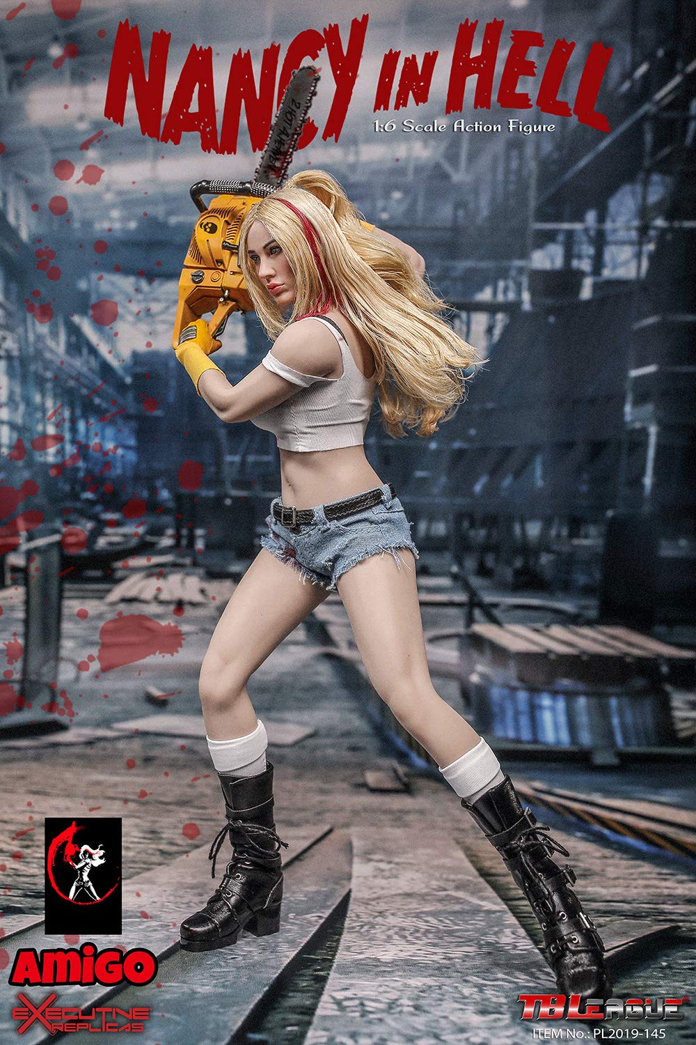 Amazon.com: Phicen TBLeague 1/6 Scale Nancy in Hell Action Figure